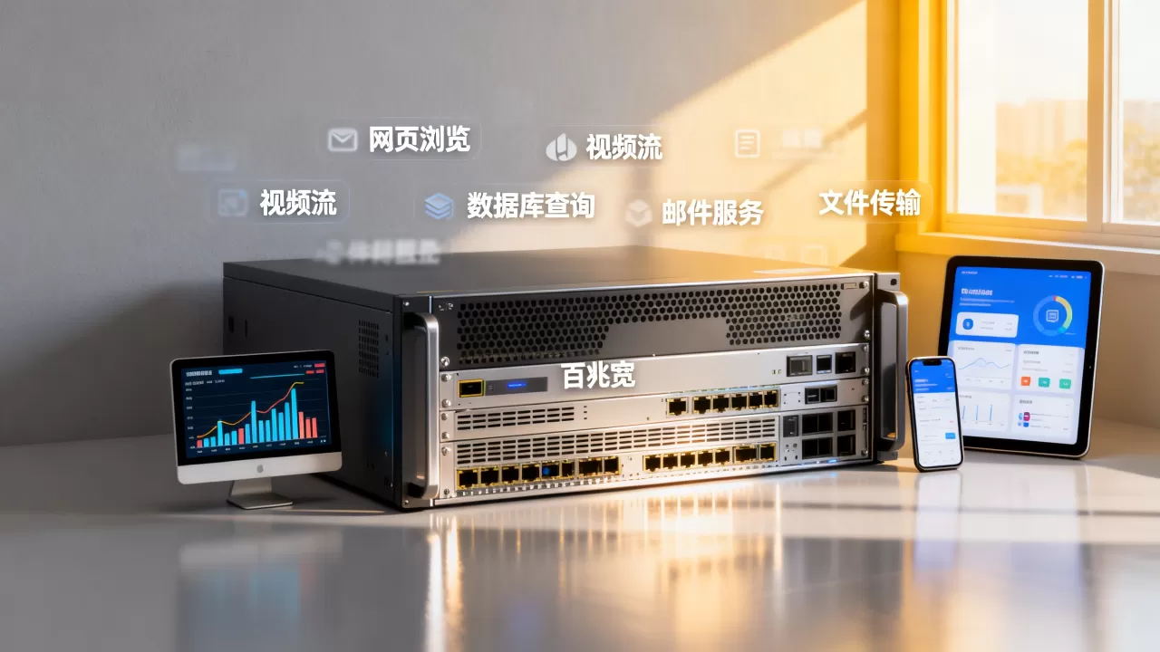 用百兆带宽服务器能承接哪些业务负载，带宽够用吗？