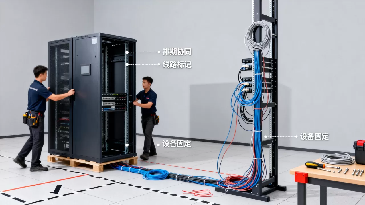机柜搬迁与线路迁移的排期怎么协同推进，有哪些注意事项