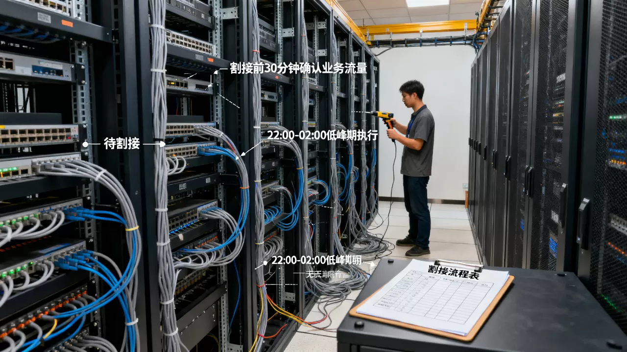 机房线路割接怎么安排窗口期才能少影响业务？机房割接最佳时间怎么选？