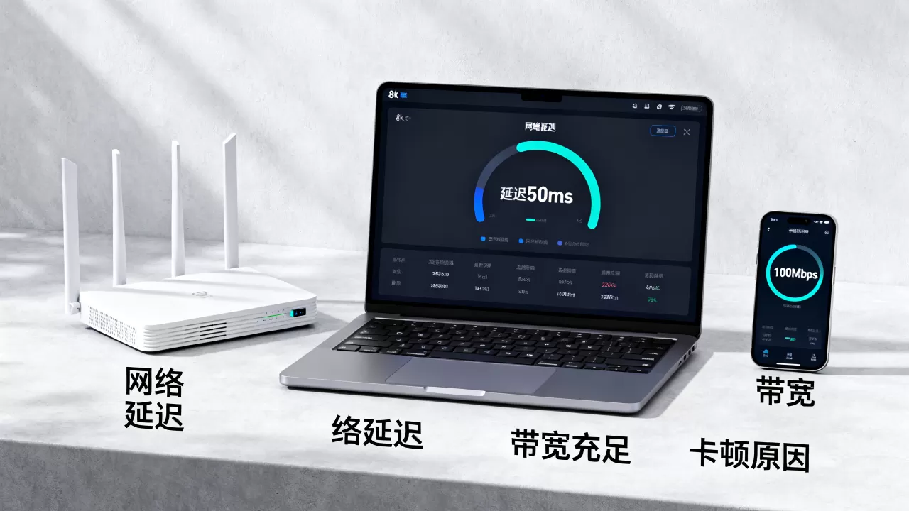 带宽充足却卡顿，问题出在哪？网络延迟，宽带够用还是慢