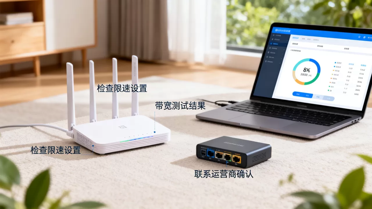 带宽利用率上不去,先看看是不是被限速了,宽带被限制速度怎么办 带宽利用率上不去,先看看是不是被限速了,宽带被限制速度怎么办