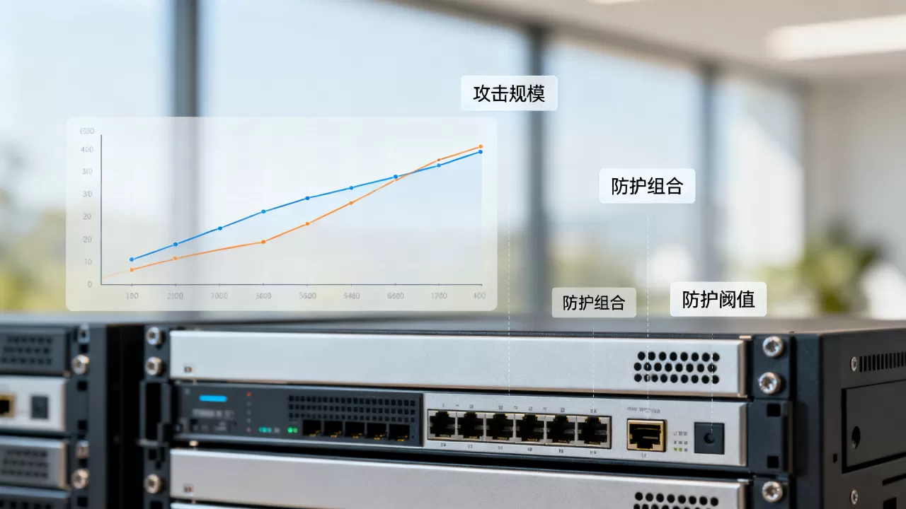 点播高防线路怎么按攻击规模选防护组合?高防IP防护阈值如何计算? 点播高防线路怎么按攻击规模选防护组合?高防IP防护阈值如何计算?
