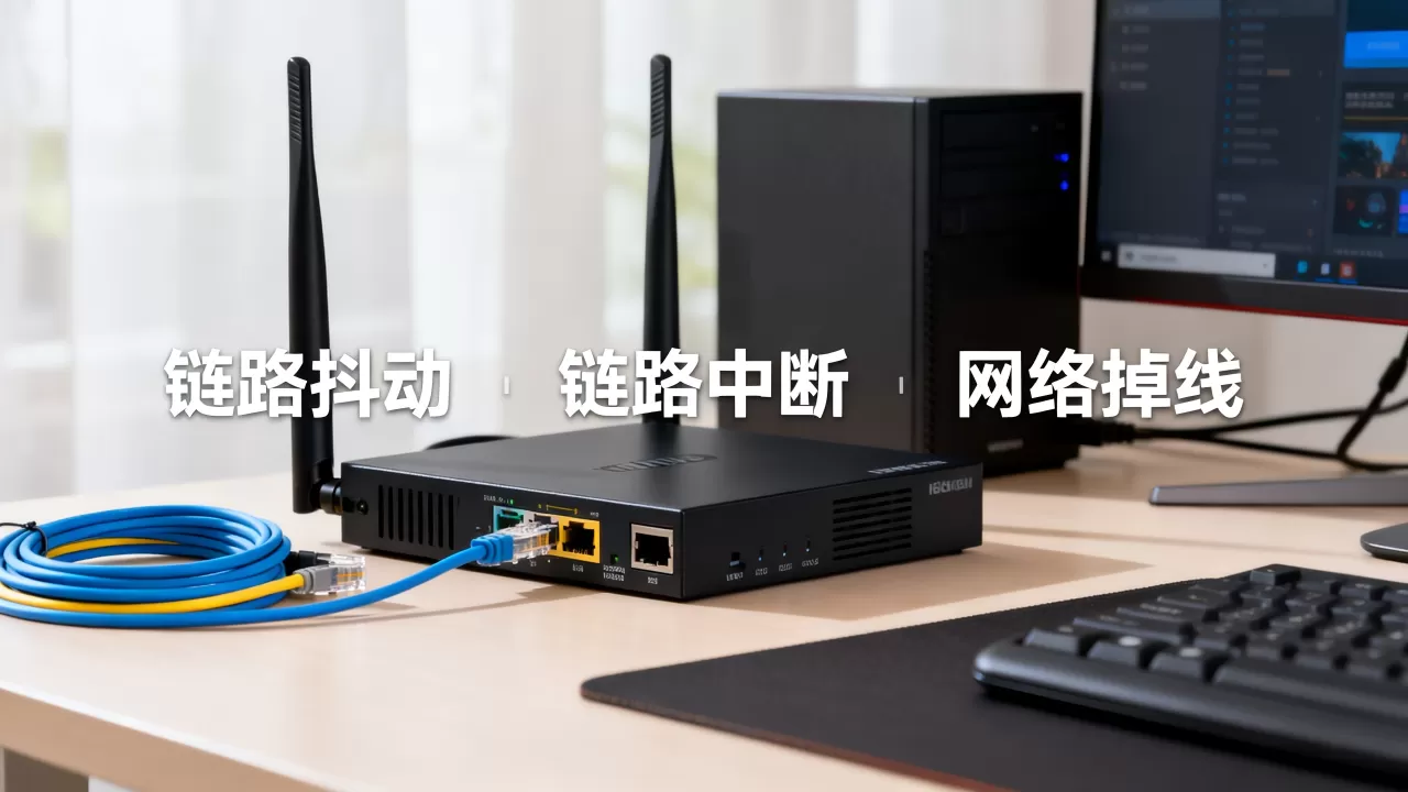 链路不稳定怎么判断是抖动还是中断，网络频繁掉线怎么办