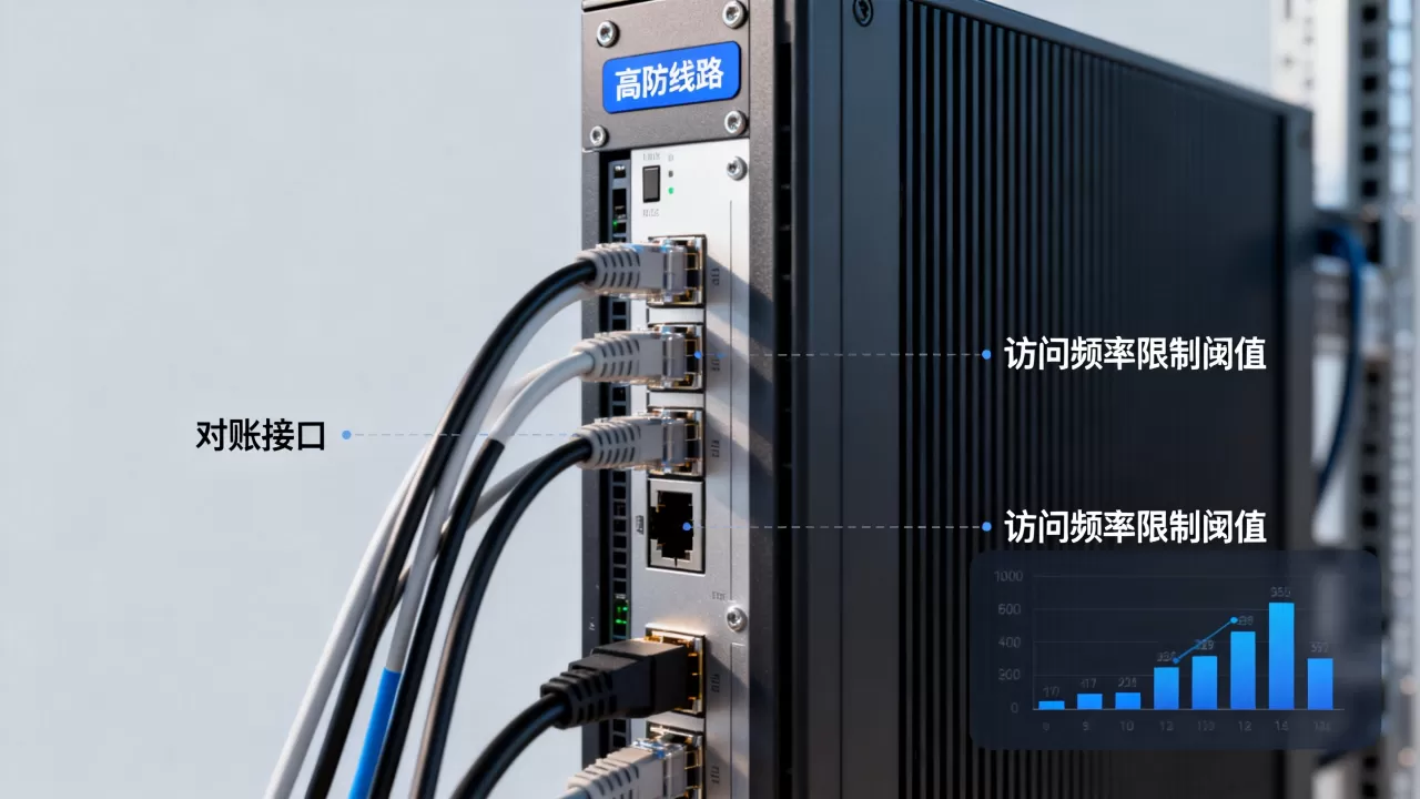 用高防线路保护对账接口时,访问频率限制阈值怎么设? 用高防线路保护对账接口时,访问频率限制阈值怎么设?