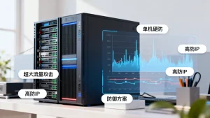 超大流量攻击单机硬防扛不住？高防IP如何分担压力，防御方案
