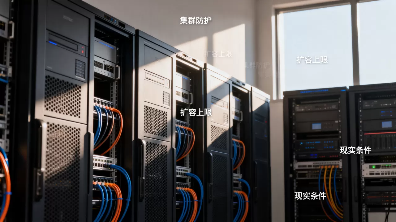 现实条件会约束集群防护的扩容上限吗?集群防护扩容上限受什么限制 现实条件会约束集群防护的扩容上限吗?集群防护扩容上限受什么限制