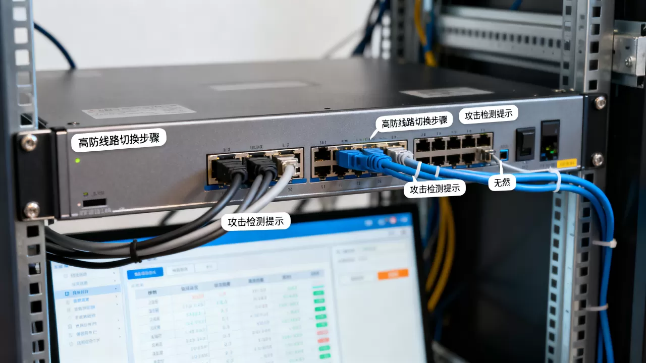临时切换高防线路被攻击时要注意哪些细节？高防IP切换注意事项