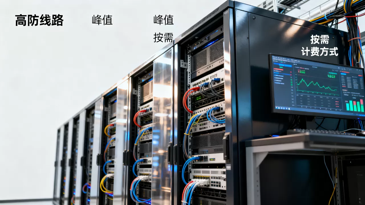 开服首日流量高峰时高防线路按峰值还是按需开?高防服务器计费方式怎么选更划算? 开服首日流量高峰时高防线路按峰值还是按需开?高防服务器计费方式怎么选更划算?