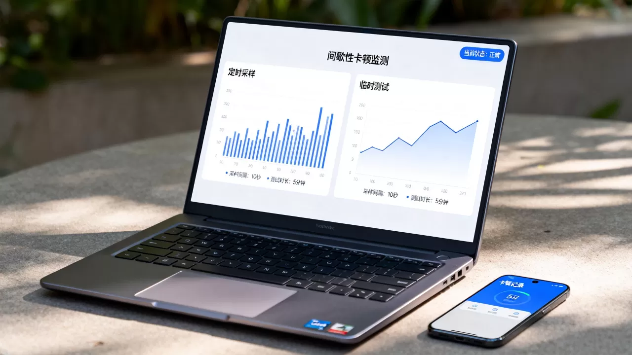间歇性卡顿怎么抓？定时采样比临时测更有用吗