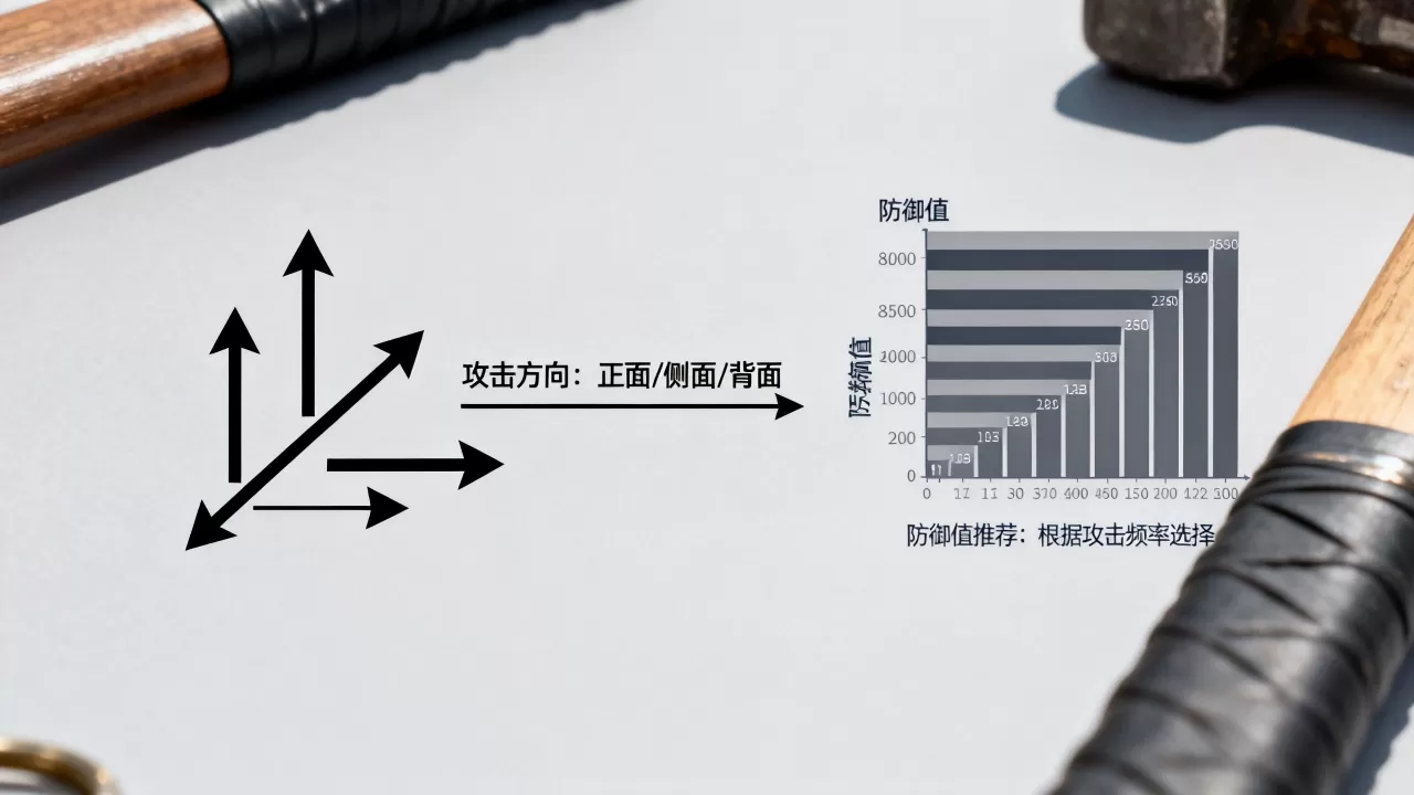 选防御值前先弄清楚攻击通常从哪些方向来?防御值怎么选最好? 选防御值前先弄清楚攻击通常从哪些方向来?防御值怎么选最好?