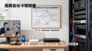 视频会议卡顿怎么排查？从本地到出口的检查顺序是什么