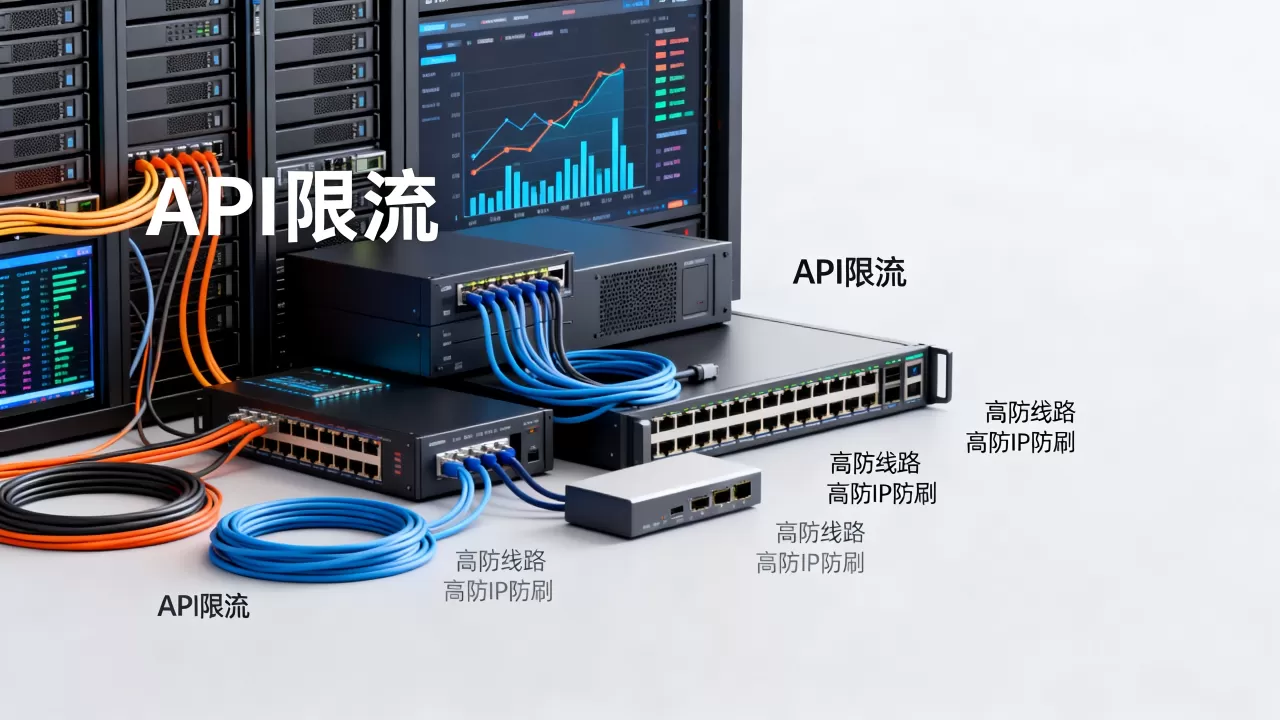 开放平台API被刷到限流时高防线路能帮什么，高防IP如何防刷