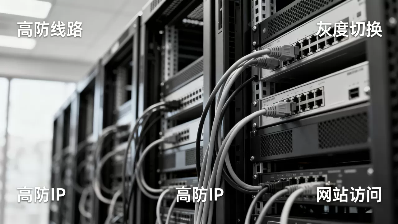 门户挂高防线路时业务要不要做灰度切换，高防IP切换会影响网站访问吗？