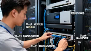 官网被流量攻击打不开怎么办，高防线路接入步骤有哪些