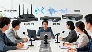 会议系统跨运营商参会方声音断续怎么办，跨网视频会议语音卡顿如何解决？