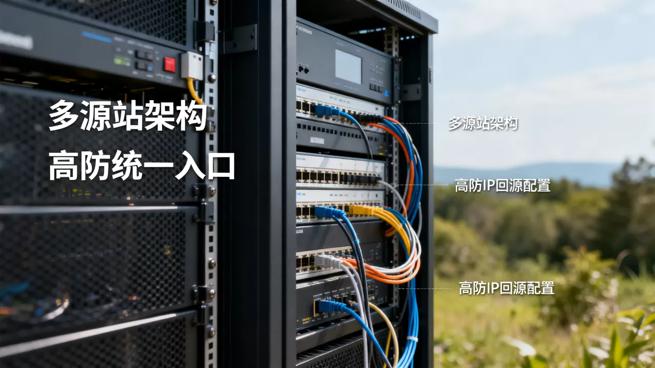 多源站架构高防统一入口怎么设计,高防IP回源配置最佳实践 多源站架构高防统一入口怎么设计,高防IP回源配置最佳实践