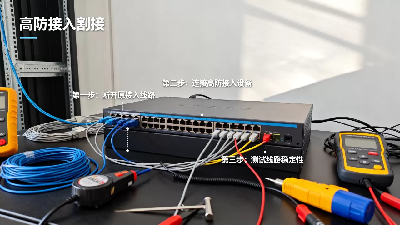 不动源站只换高防接入的割接顺序是什么，高防接入割接步骤顺序
