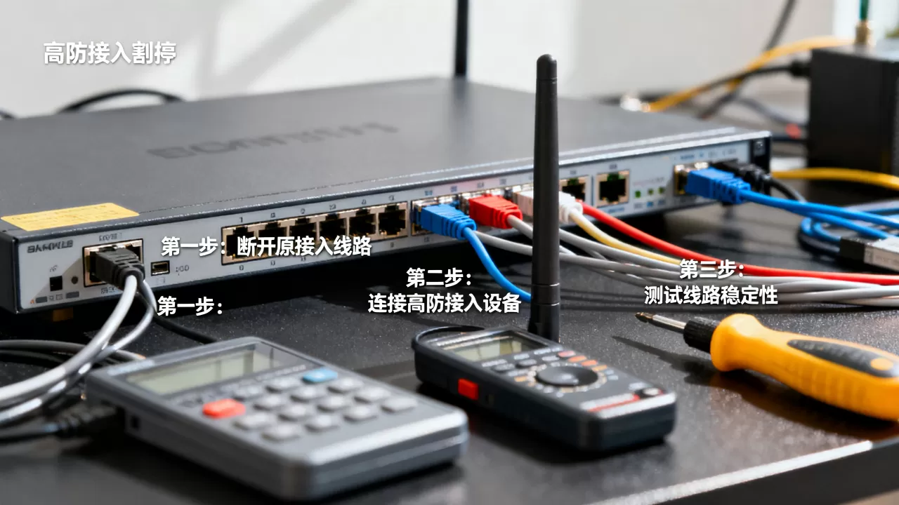 不动源站只换高防接入的割接顺序是什么，高防接入割接步骤顺序
