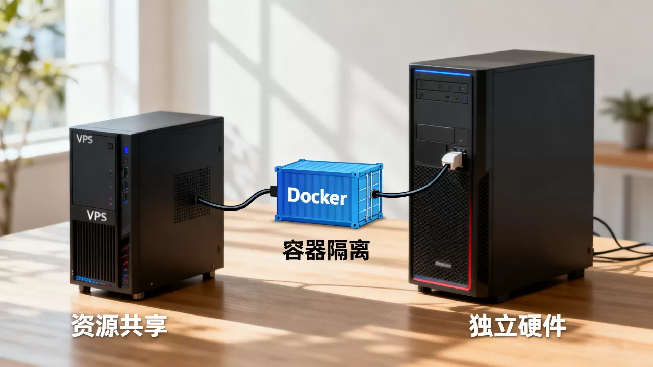 容器部署在VPS上相比物理机有何不同?Docker容器VPS部署优缺点 容器部署在VPS上相比物理机有何不同?Docker容器VPS部署优缺点