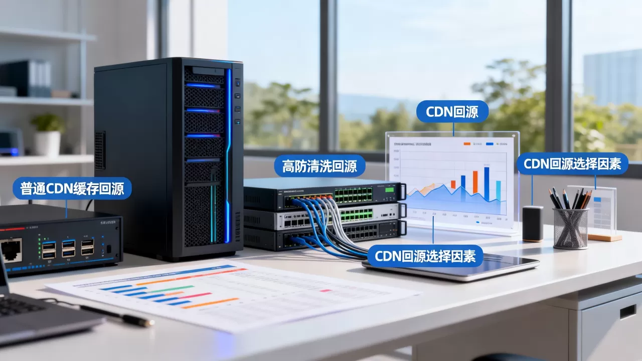 普通CDN缓存回源和高防清洗回源有何区别，CDN回源怎么选