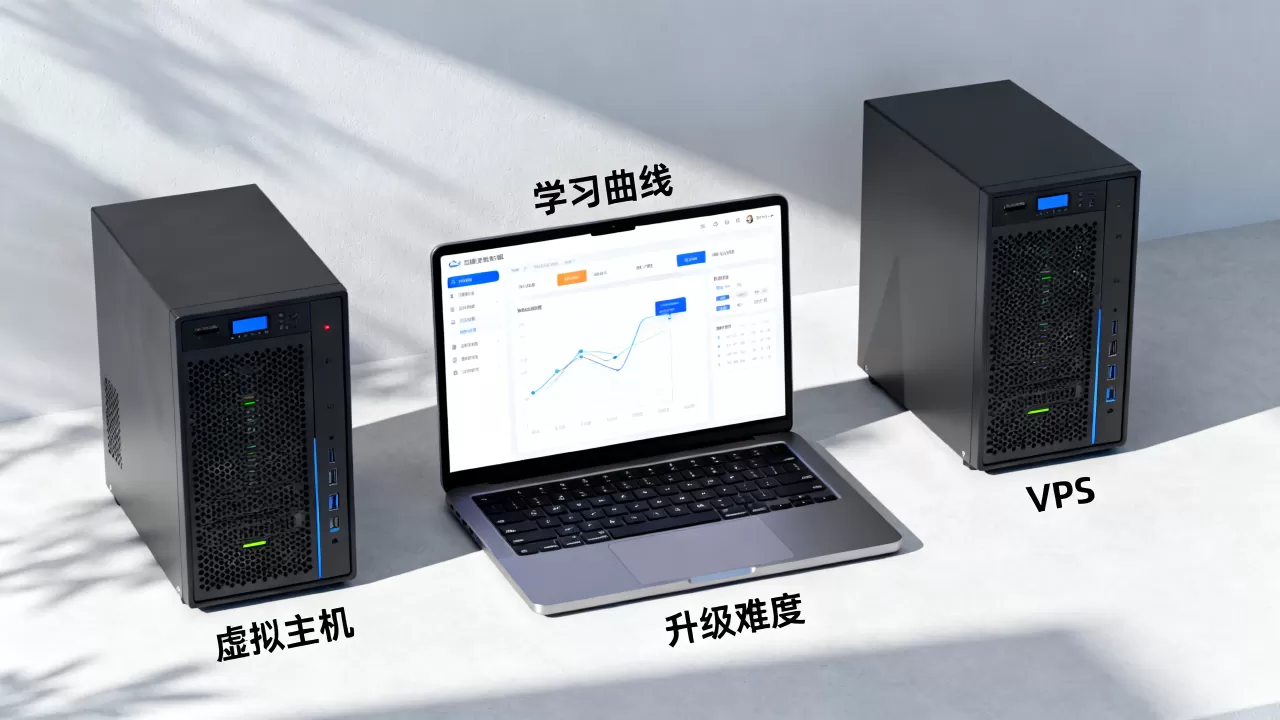 从虚拟主机过渡到VPS的学习曲线怎样，虚拟主机升级VPS难吗