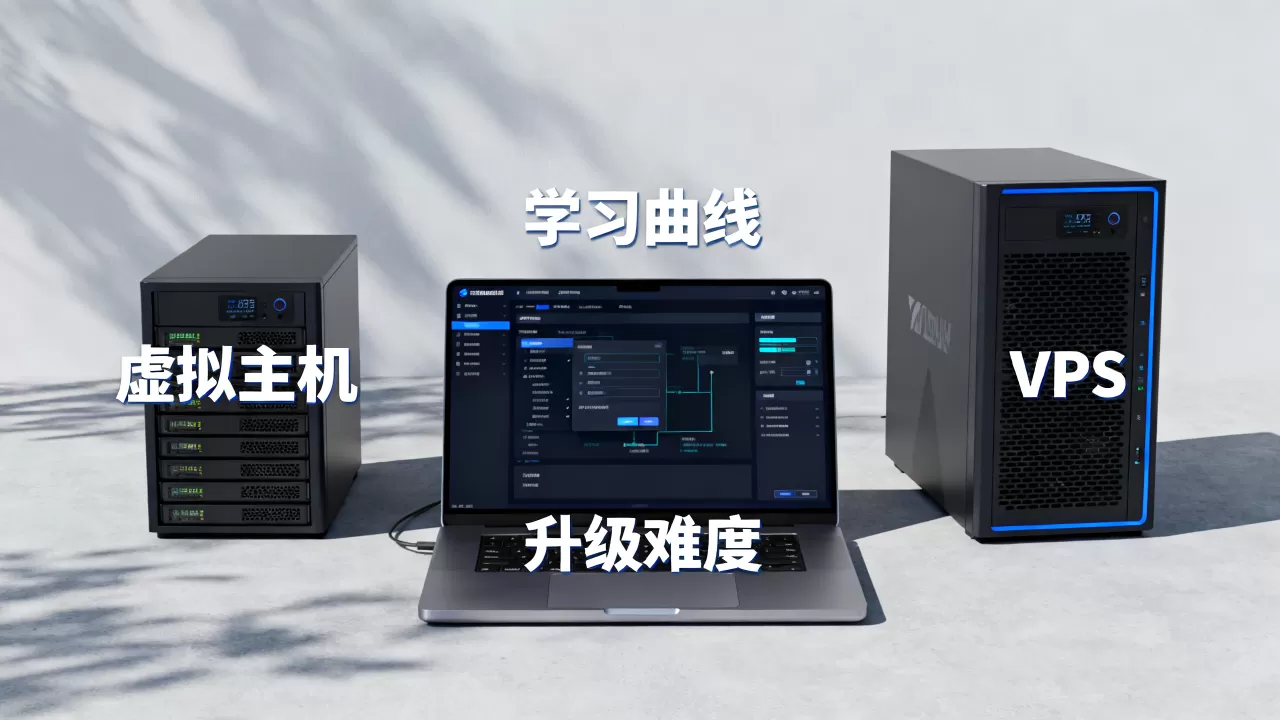 从虚拟主机过渡到VPS的学习曲线怎样，虚拟主机升级VPS难吗