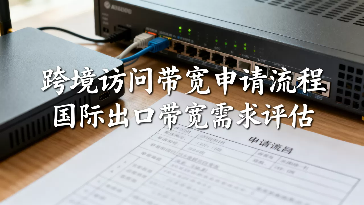 跨境访问需要单独申请国际出口带宽吗？国际出口带宽怎么申请