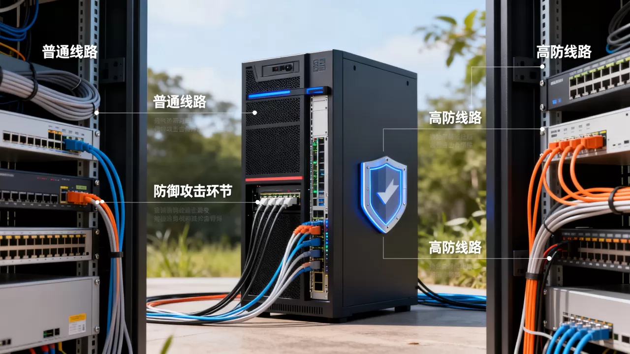 高防线路比普通线路多了哪些环节?高防服务器如何防御攻击 高防线路比普通线路多了哪些环节?高防服务器如何防御攻击