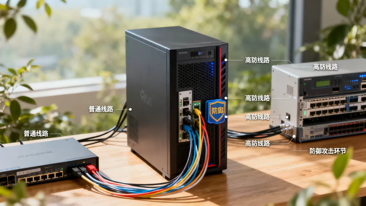 高防线路比普通线路多了哪些环节?高防服务器如何防御攻击 高防线路比普通线路多了哪些环节?高防服务器如何防御攻击