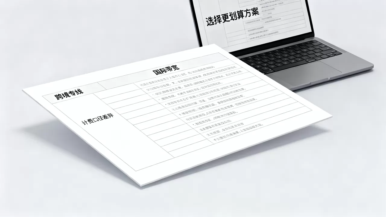 跨境专线与国际带宽计费口径有何差异?如何选择更划算? 跨境专线与国际带宽计费口径有何差异?如何选择更划算?