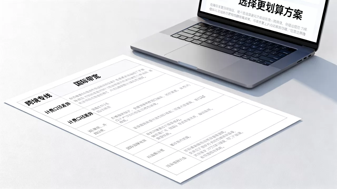 跨境专线与国际带宽计费口径有何差异?如何选择更划算? 跨境专线与国际带宽计费口径有何差异?如何选择更划算?