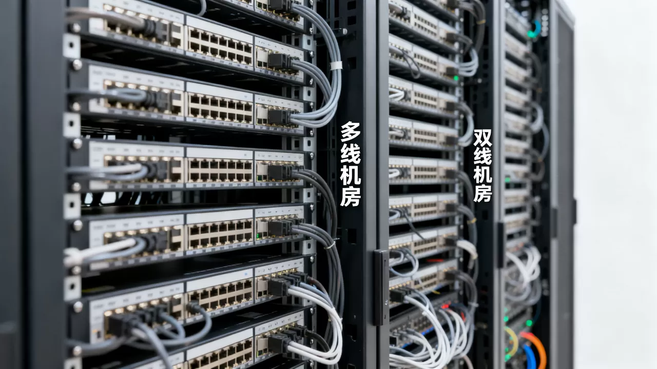 多线机房与双线机房的实际差别到底在哪，怎么选？