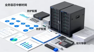如何从业务容忍中断时间倒推防护配置？业务中断时间怎么定容灾等级？