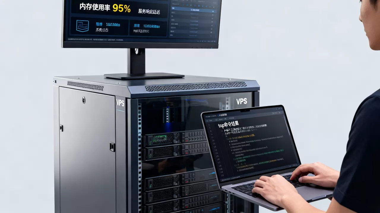 内存不足时VPS上的服务会怎样表现，怎么快速排查解决