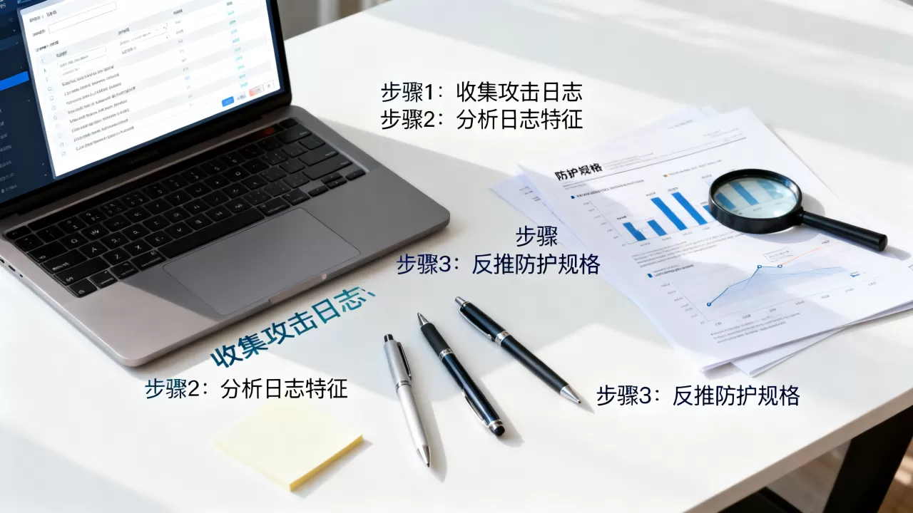 如何用攻击日志反推防护规格?具体步骤是什么? 如何用攻击日志反推防护规格?具体步骤是什么?
