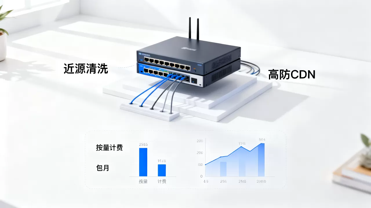 近源清洗的计费方式与高防CDN有何不同,按量计费还是包月? 近源清洗的计费方式与高防CDN有何不同,按量计费还是包月?