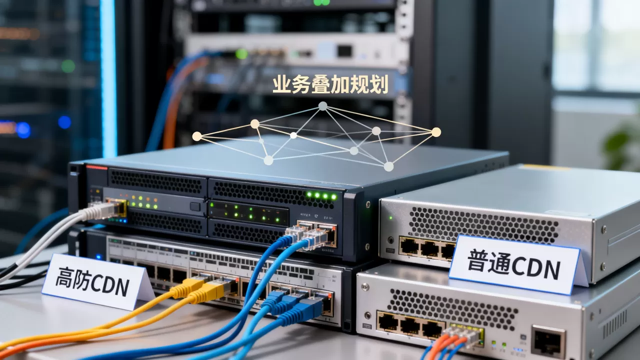 已有CDN的业务再叠加高防怎么规划，高防CDN和普通CDN可以同时用吗