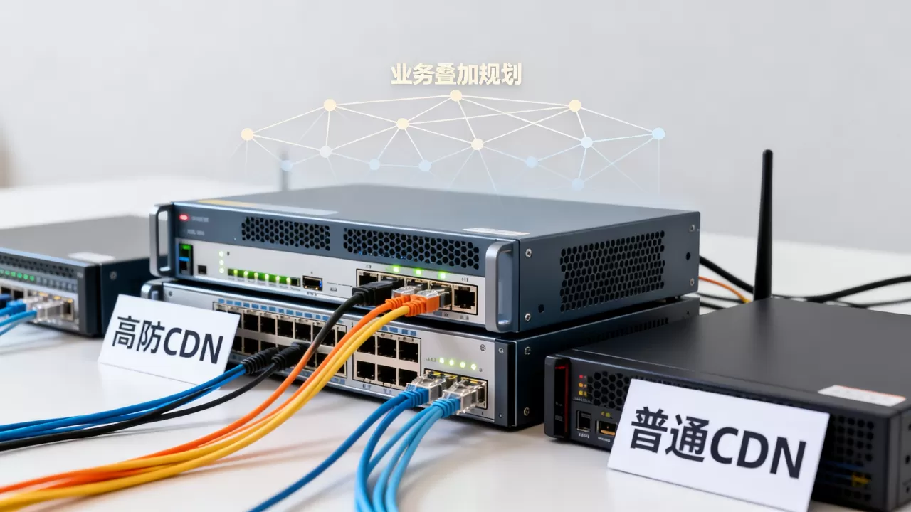 已有CDN的业务再叠加高防怎么规划，高防CDN和普通CDN可以同时用吗