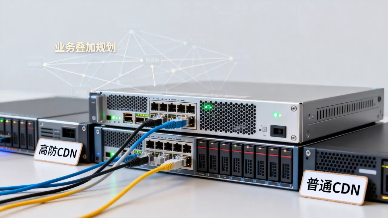 已有CDN的业务再叠加高防怎么规划，高防CDN和普通CDN可以同时用吗