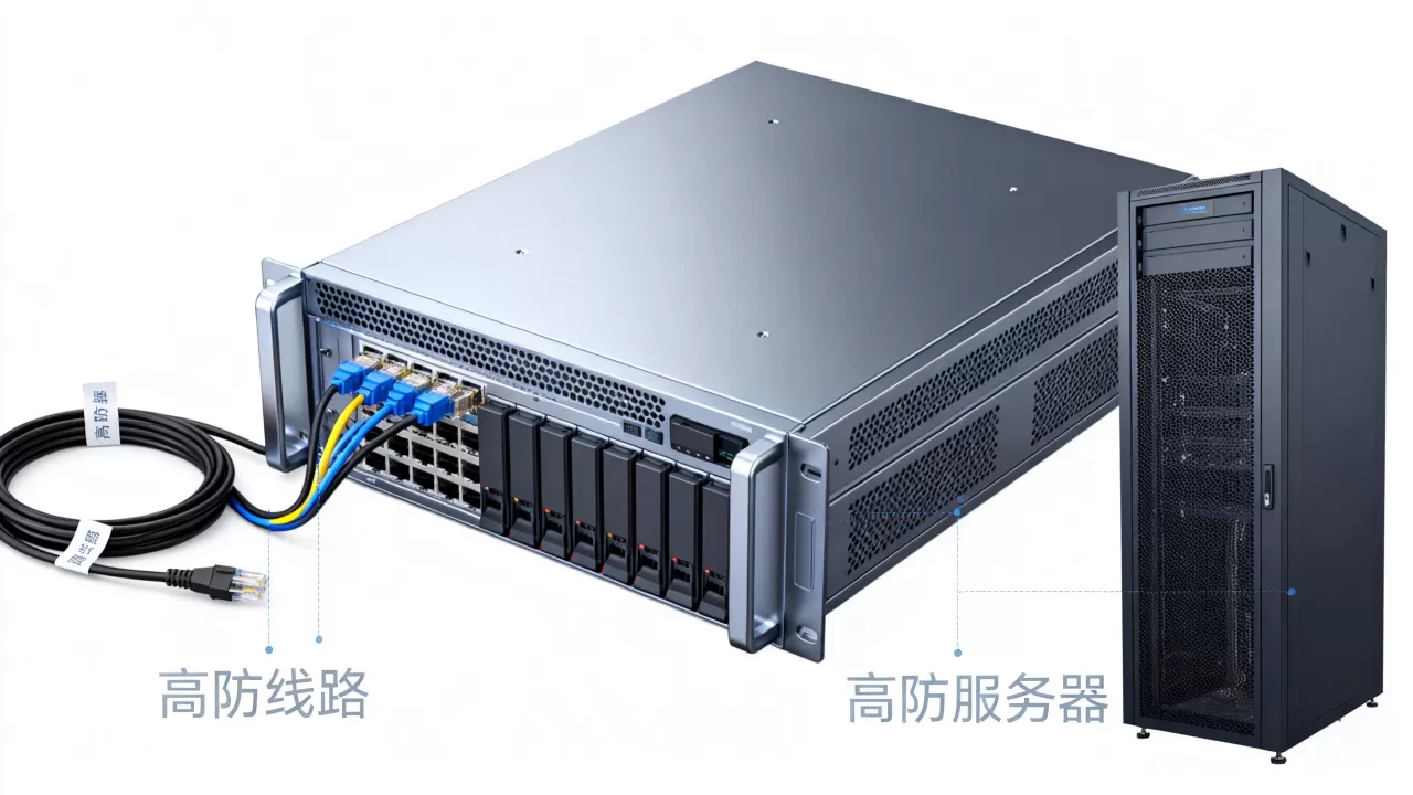 高防线路和高防服务器有什么区别，高防服务器怎么选