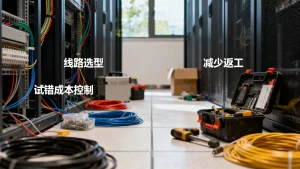 机房线路选型如何控制试错成本？减少返工的关键点，