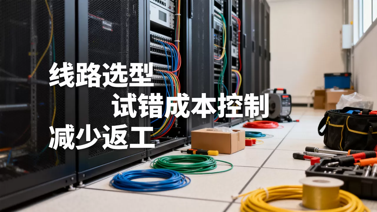 机房线路选型如何控制试错成本?减少返工的关键点, 机房线路选型如何控制试错成本?减少返工的关键点,