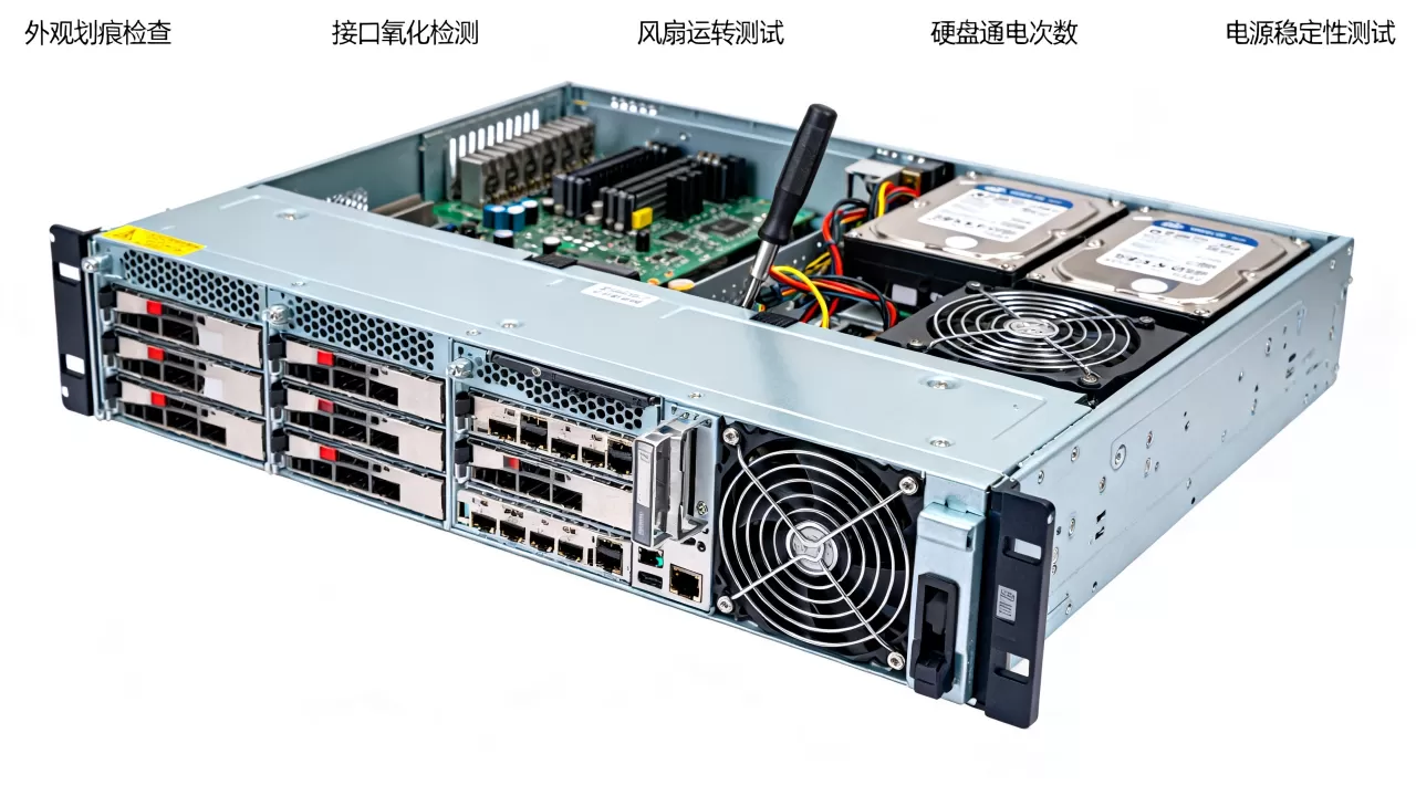 二手服务器采购要重点检查哪些部位？二手服务器验机注意事项有哪些