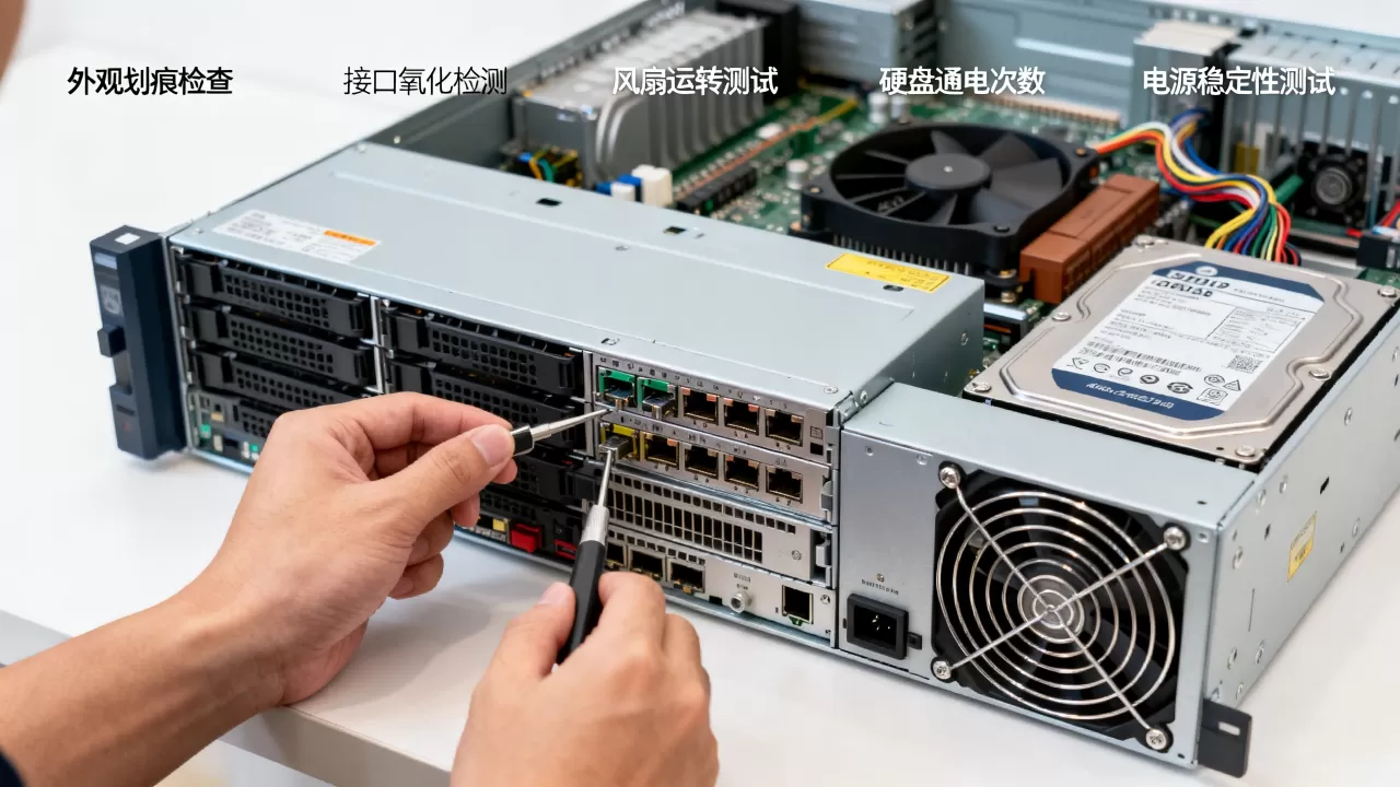 二手服务器采购要重点检查哪些部位？二手服务器验机注意事项有哪些