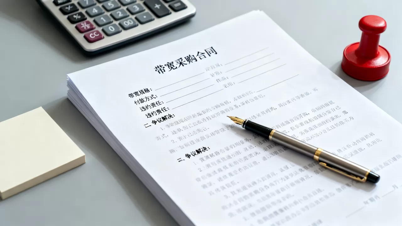 带宽采购合同里需要明确的条款有哪些,如何避免带宽采购合同纠纷? 带宽采购合同里需要明确的条款有哪些,如何避免带宽采购合同纠纷?
