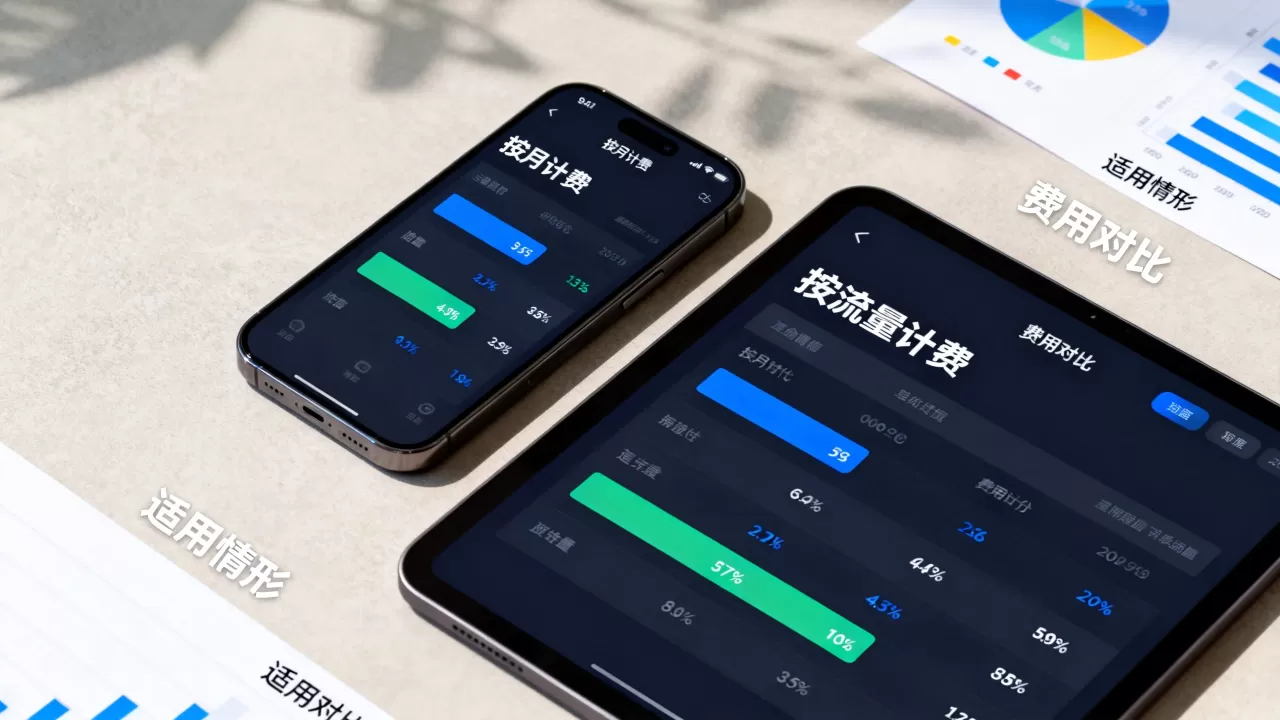 按月计费与按流量计费哪个更划算?适用情形有哪些? 按月计费与按流量计费哪个更划算?适用情形有哪些?