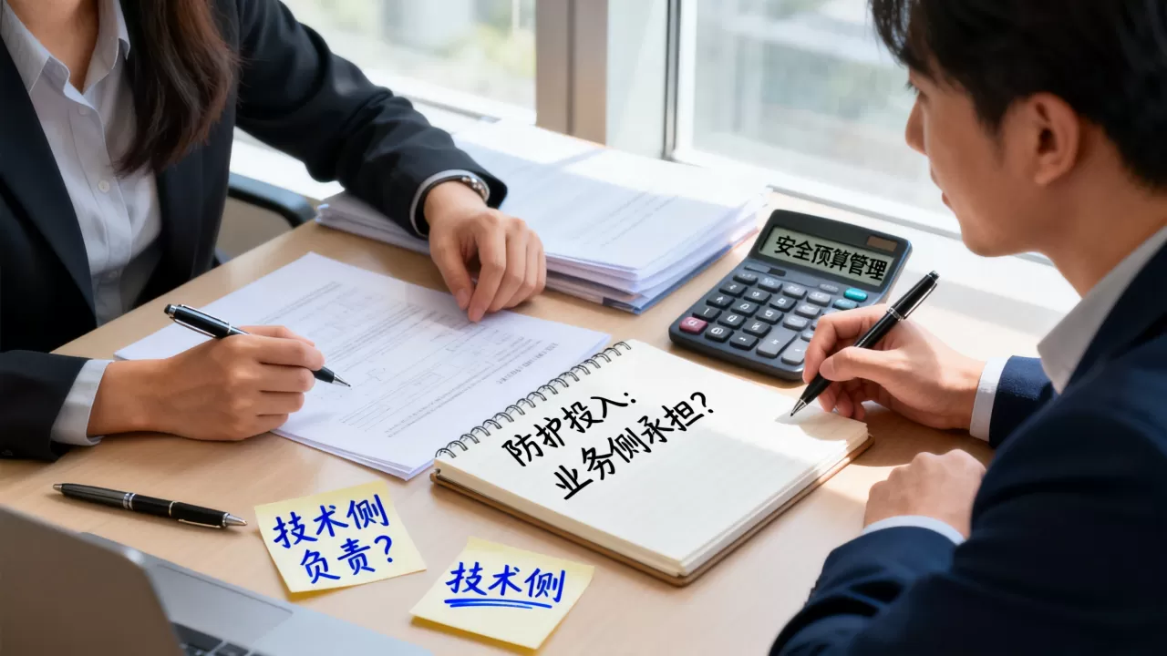 防护投入该由业务侧还是技术侧承担？安全预算归谁管？