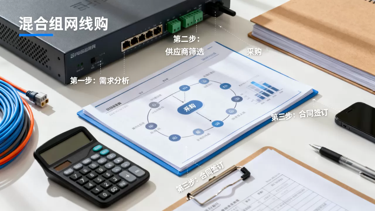 混合组网时线路采购该按什么顺序推进？，混合组网线路采购顺序怎么安排？