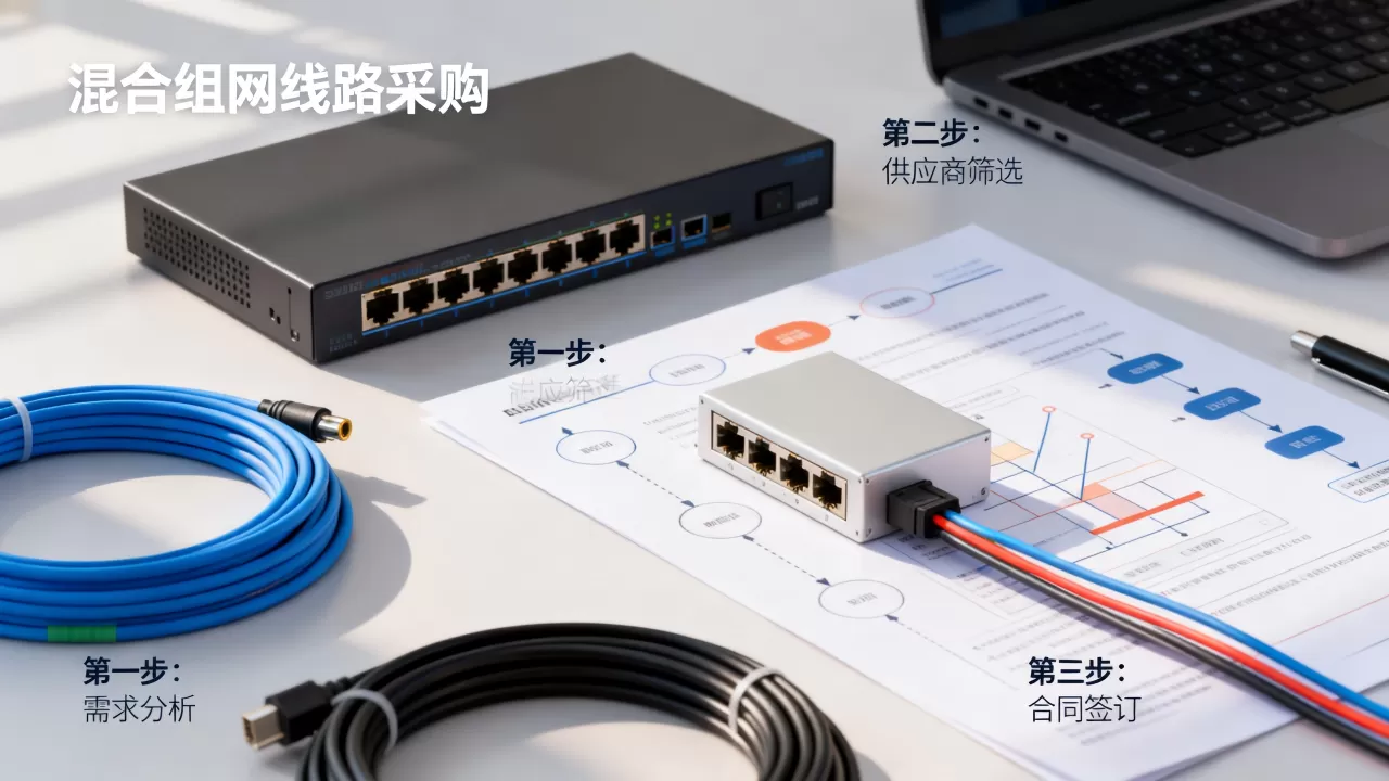 混合组网时线路采购该按什么顺序推进？，混合组网线路采购顺序怎么安排？