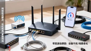 带宽波动是什么原因引起的，网络延迟高怎么解决